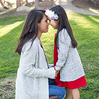 single mom with child